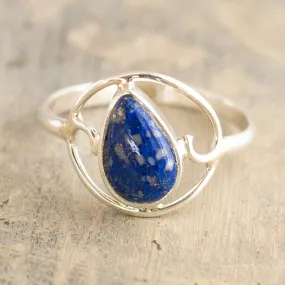 Natural Lapis Lazuli Cocktail Ring - Universal Truth | NOVICA