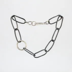 NEW! Cable Chain Link Bracelet in Oxidized Silver by Ashley Procopio