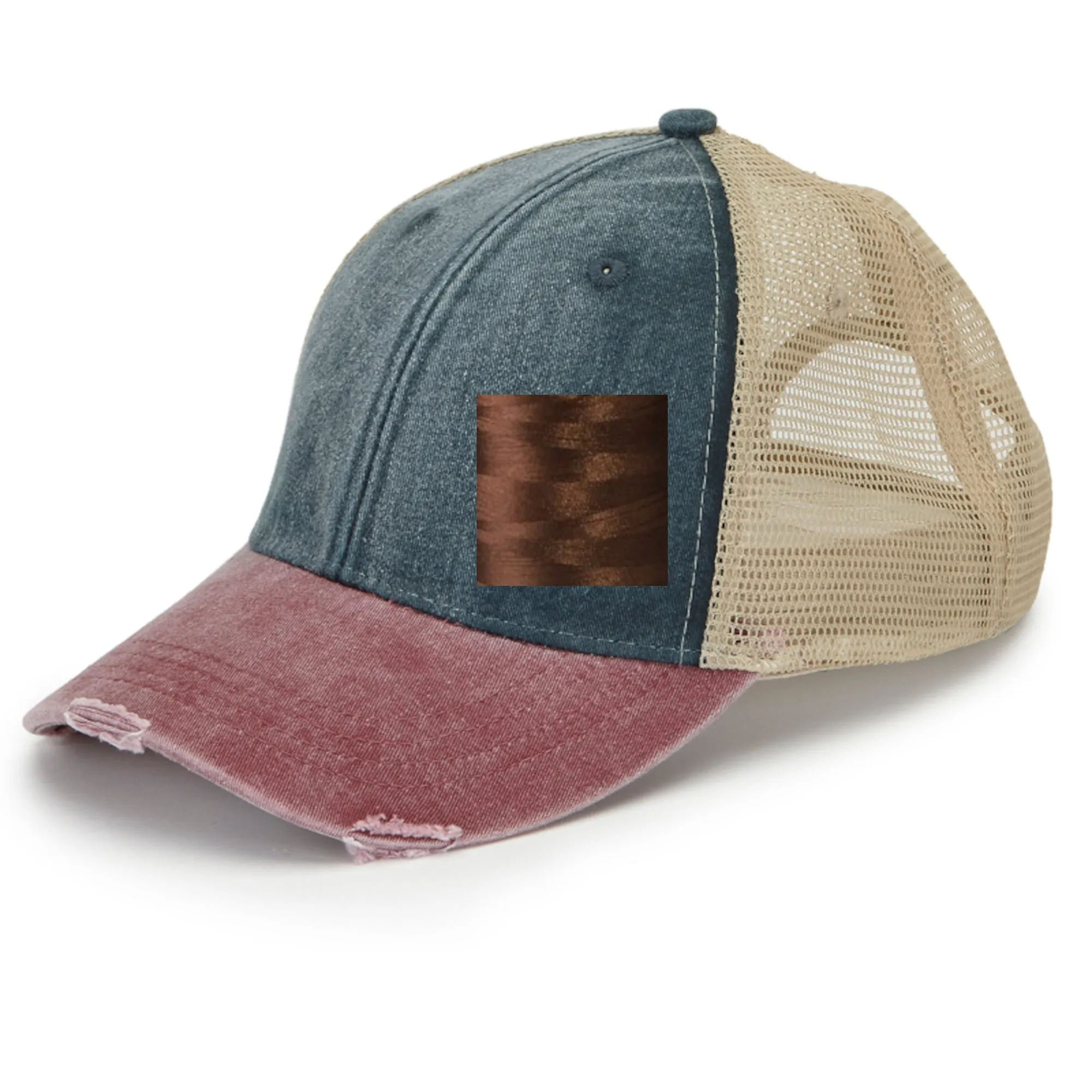 New Jersey Hat | Distressed Snapback Trucker | state cap | many color choices