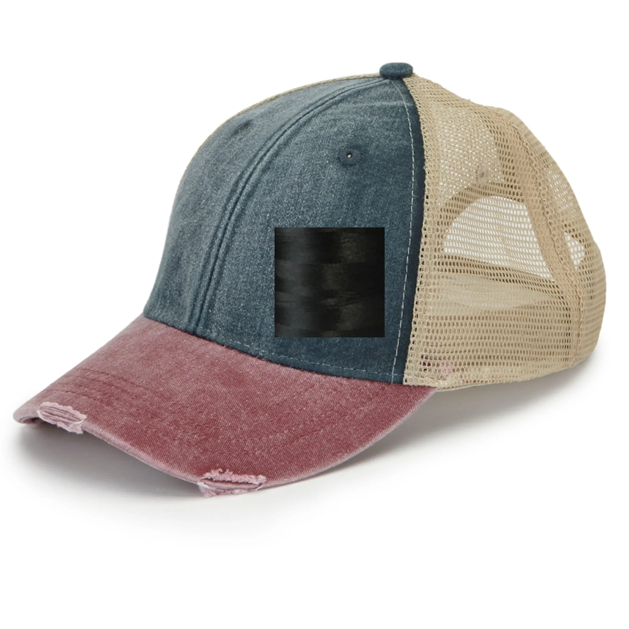 New Jersey Hat | Distressed Snapback Trucker | state cap | many color choices