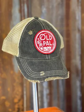 OLD PAL Minnow Bucket Hat- Distressed Black Snapback