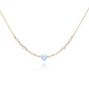 Opal Heartbeat Necklace