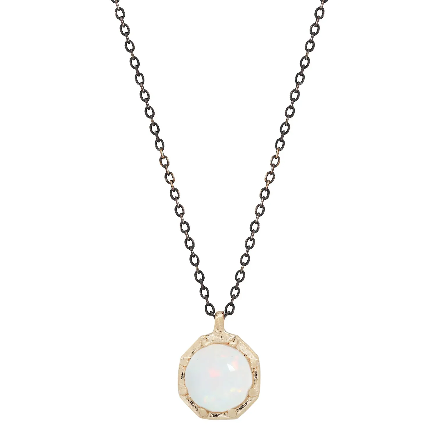 Opal Octagon Necklace