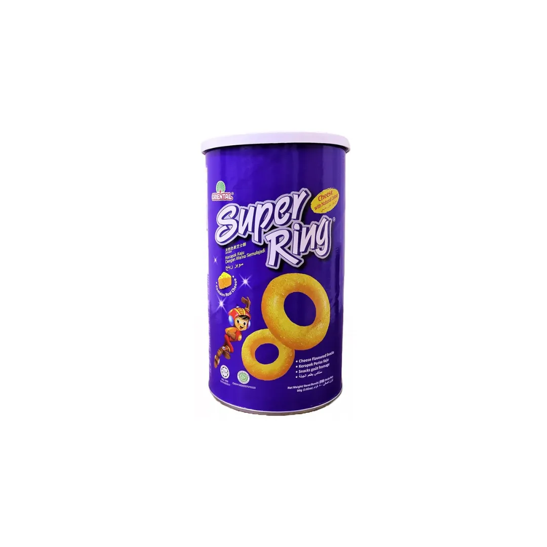 Oriental Super Ring Snack Tin 80g – Crispy & Flavorful Asian Snack