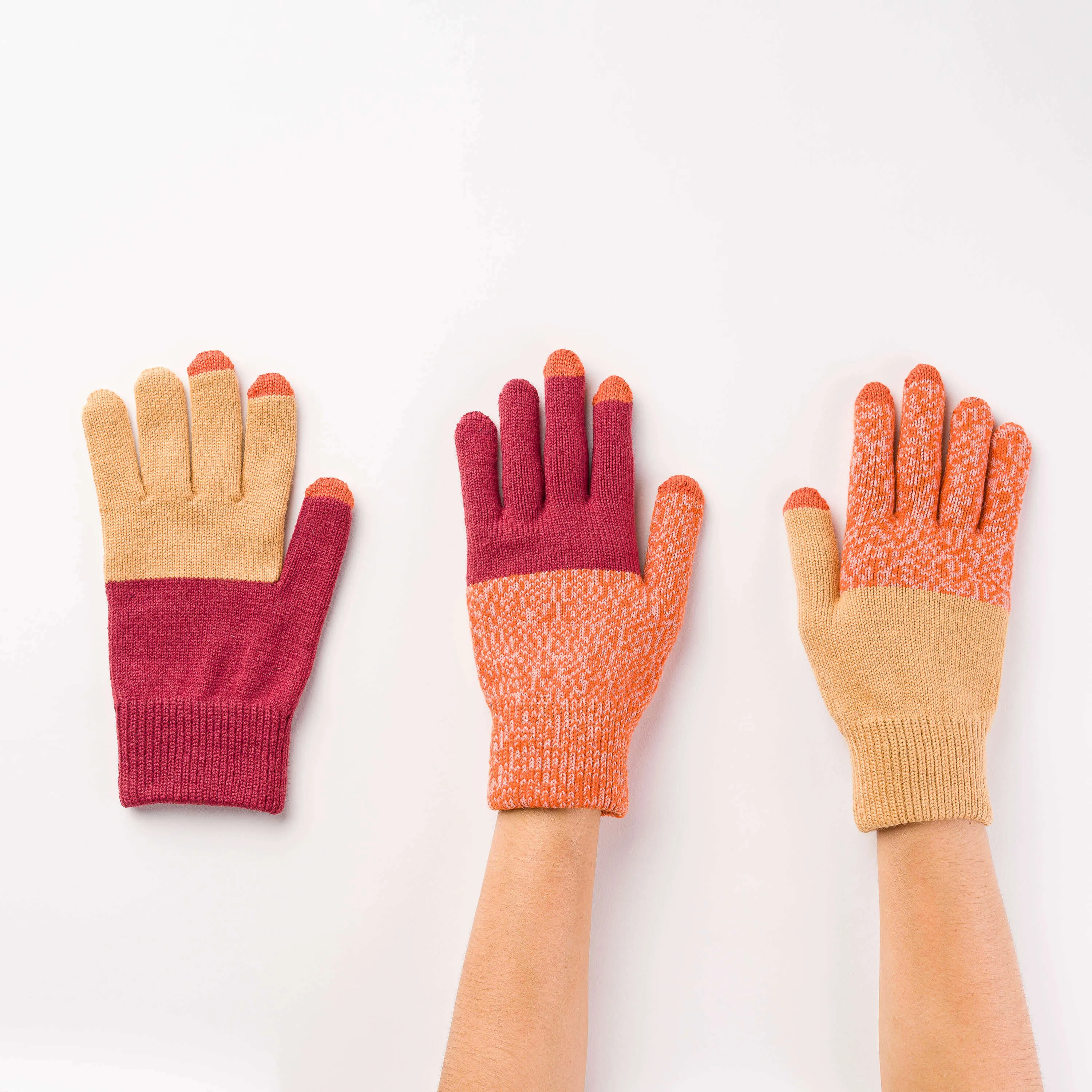 Pair and Spare Knit Touchscreen Gloves