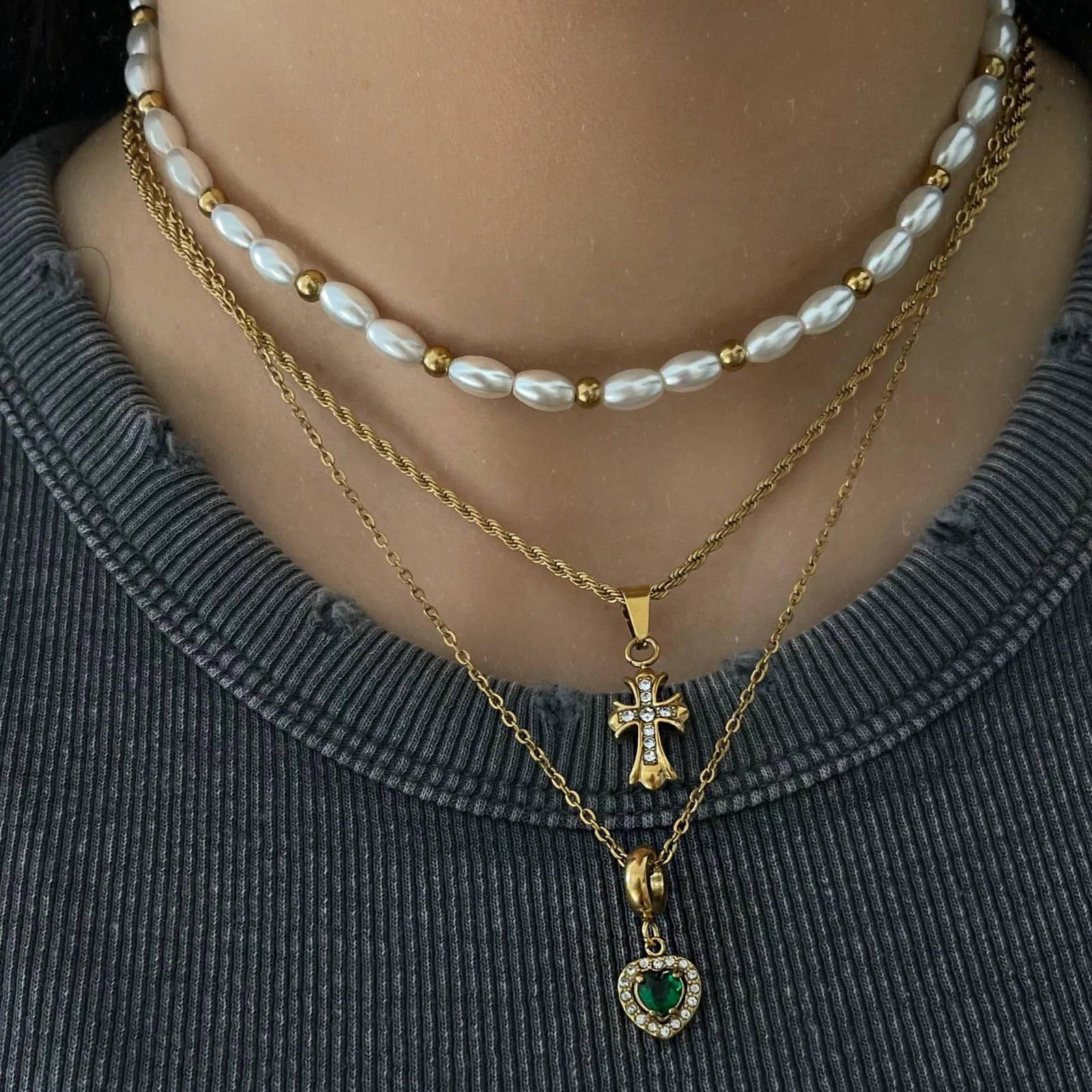 Pina Colada Pearl Choker