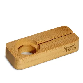 Prosumer's Choice Bamboo Charging Stand Dock Holder for Apple Watch - Adapters NOT