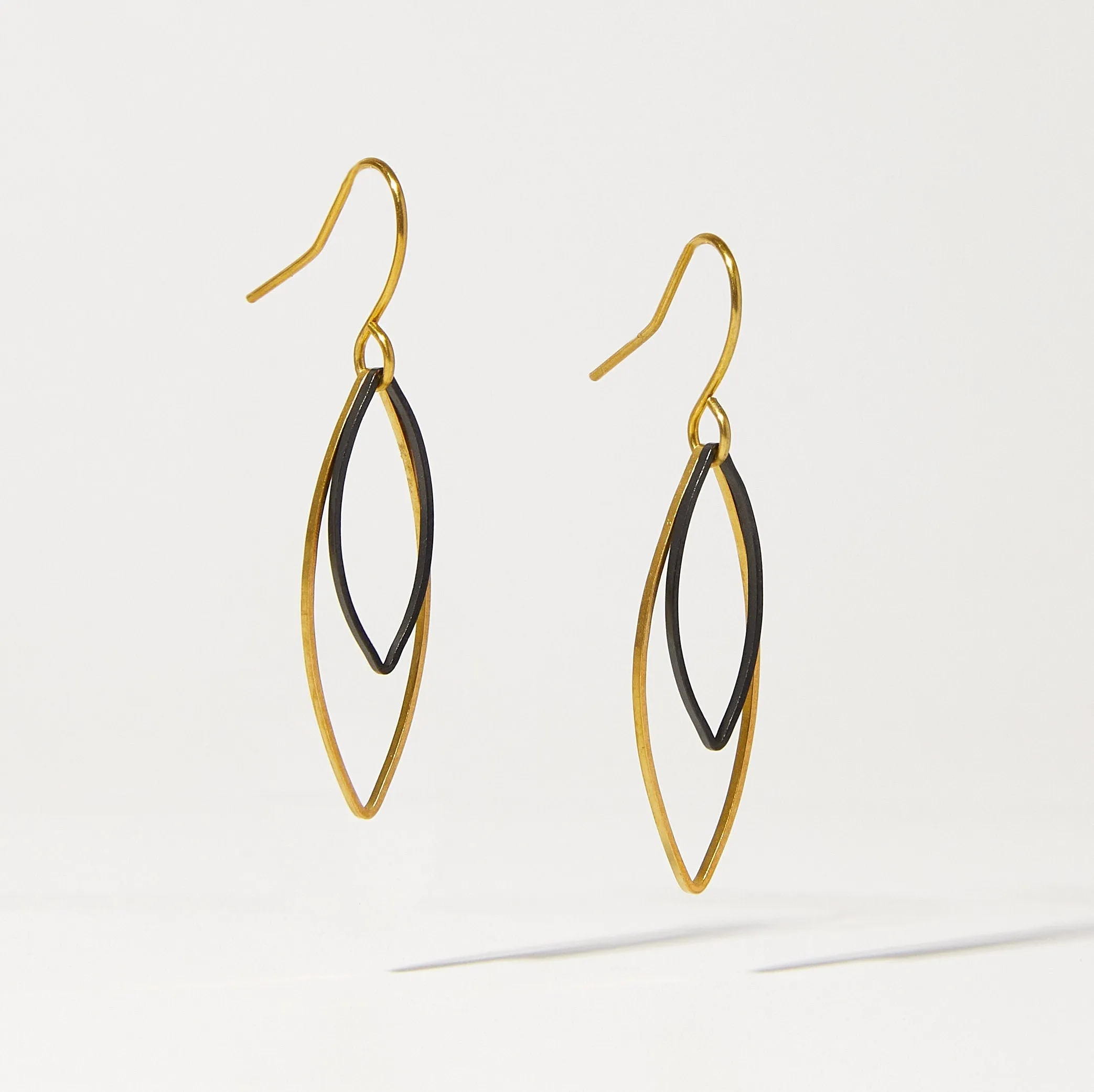 "Le Motif" Petite Marquise Drop Earrings