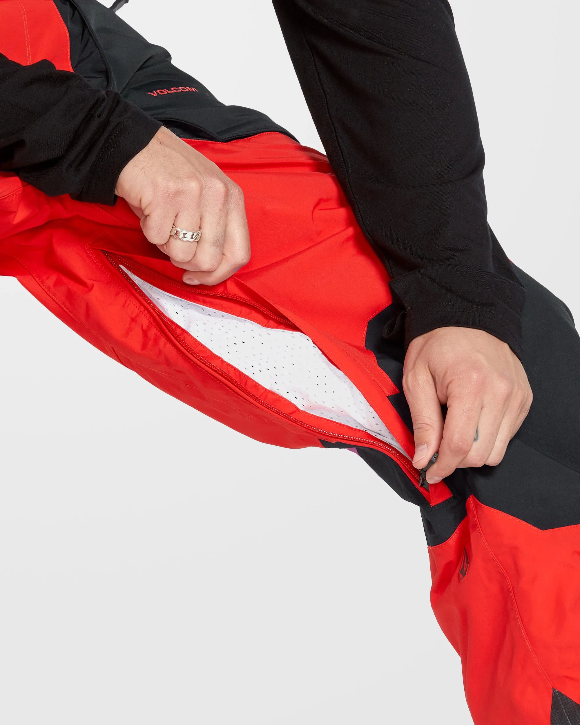 Rain Gore-Tex Bib Overall - Crimson