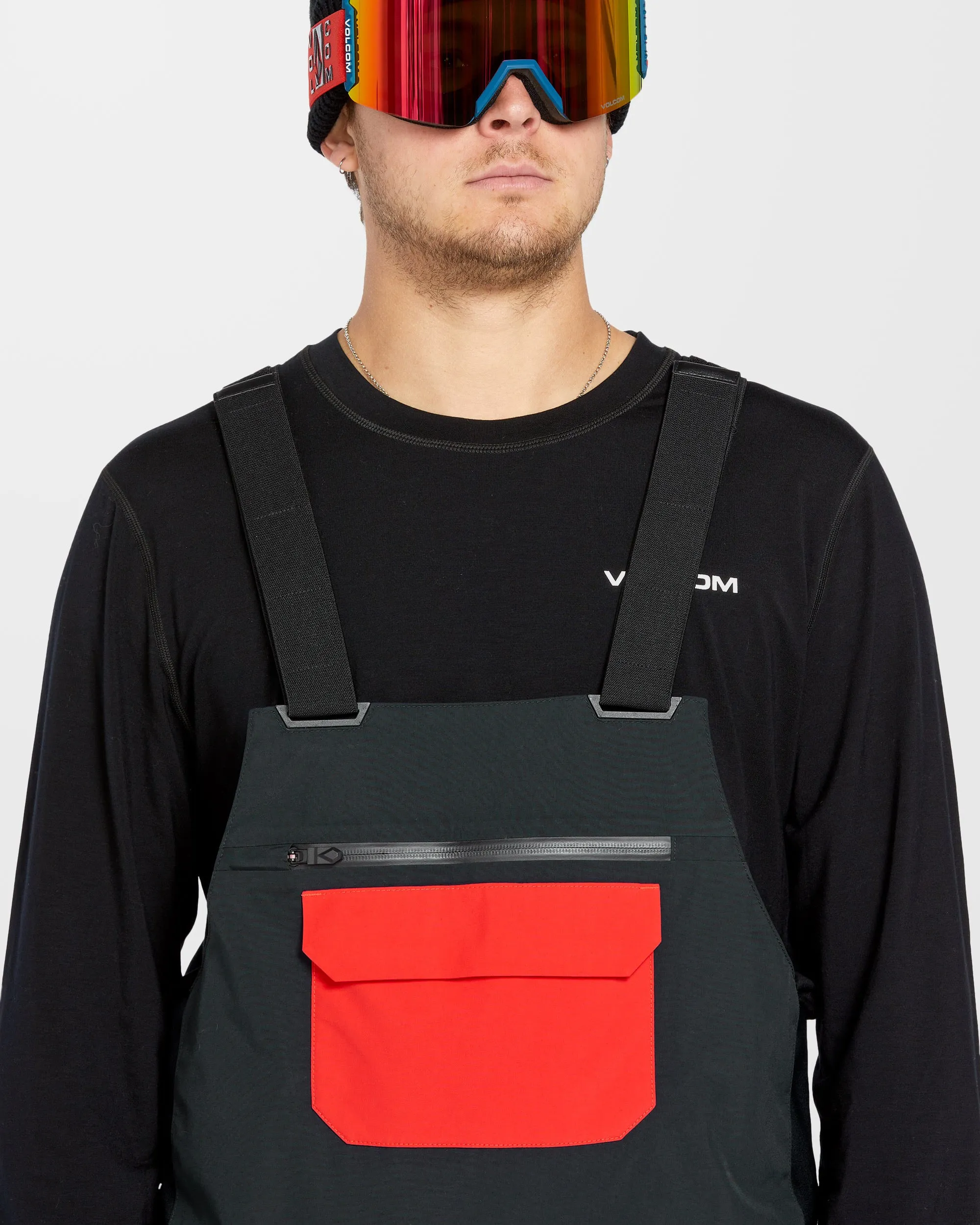 Rain Gore-Tex Bib Overall - Crimson