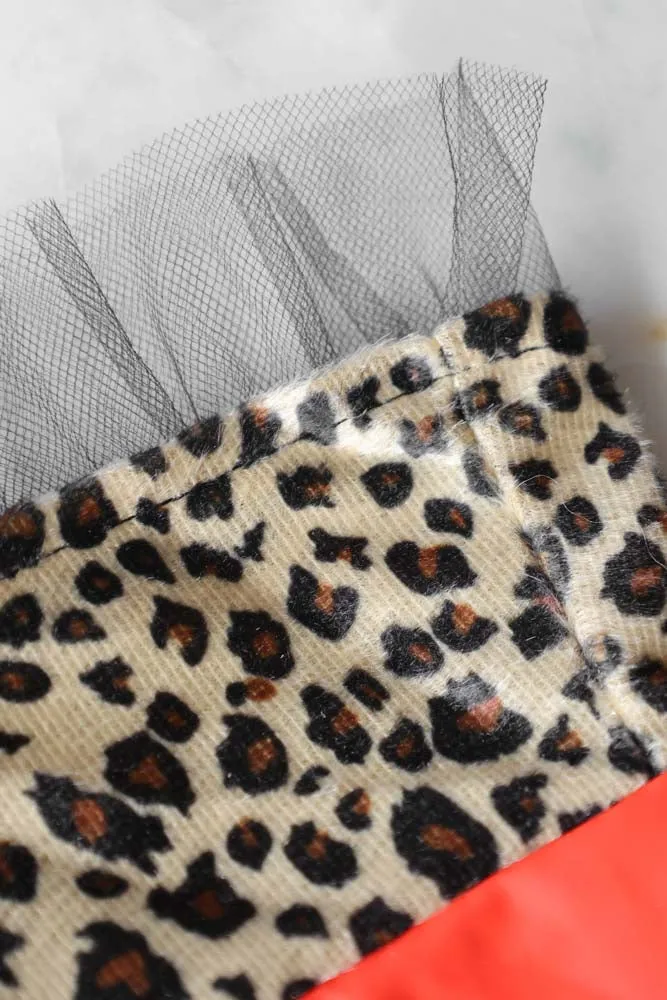 Red Leopard Print Washing-up Gloves