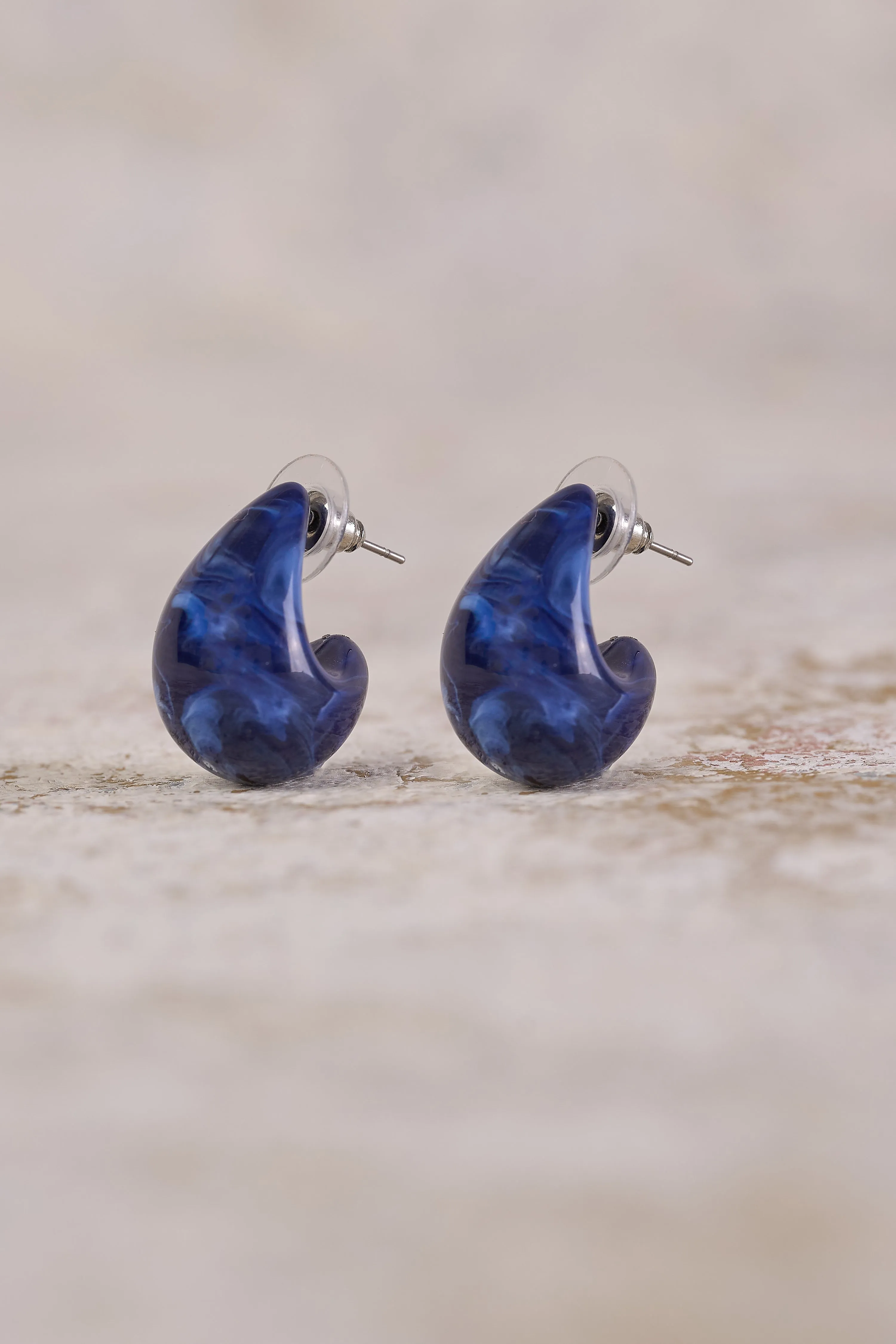 Resin Teardrop Earrings