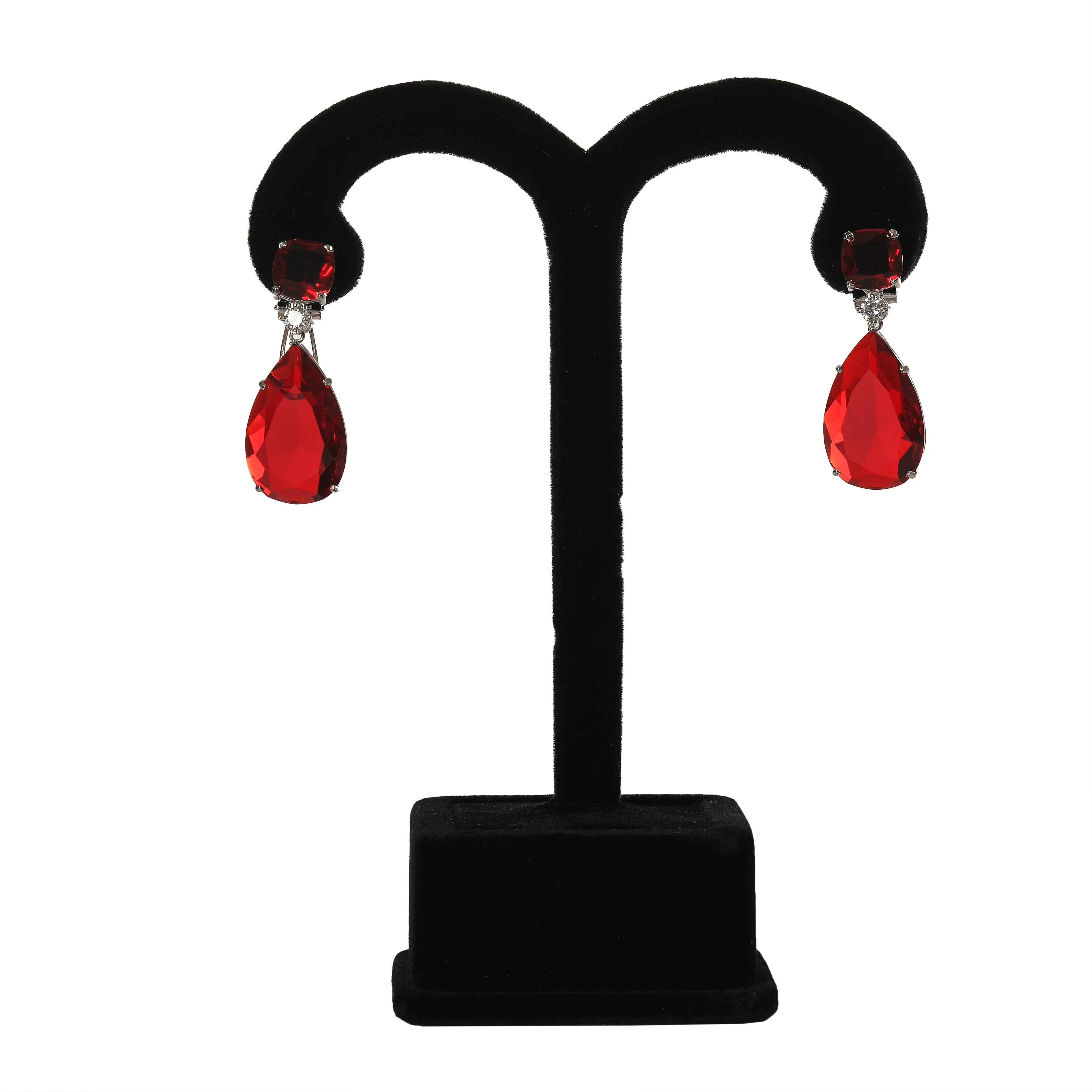 Ruby Red Earrings