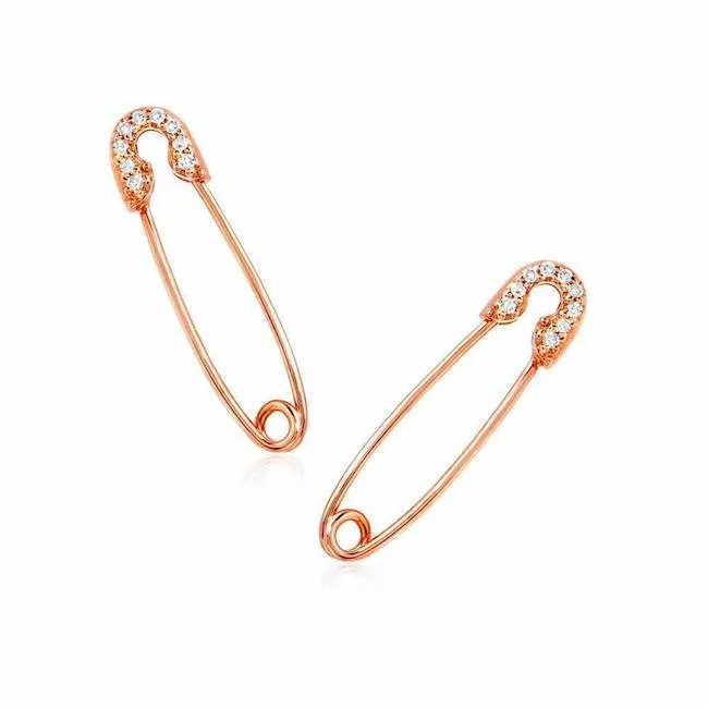 Safety Pin Earrings