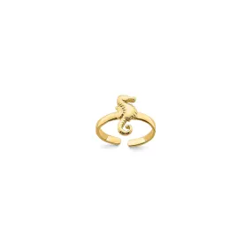 Seahorse Toe Ring (14K)