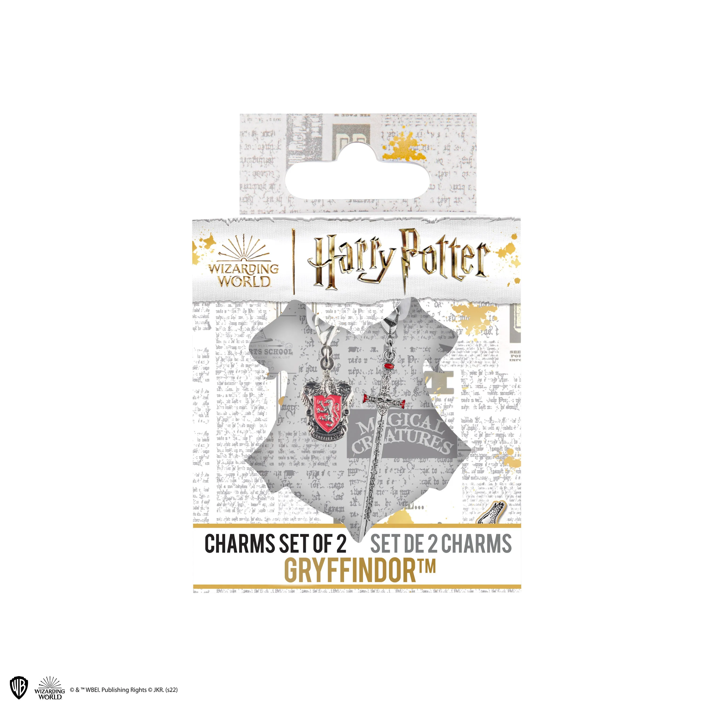 Set of 2 Gryffindor Charms