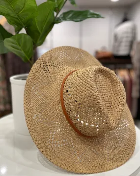 Shy Away Sun Hat- Dark Natural