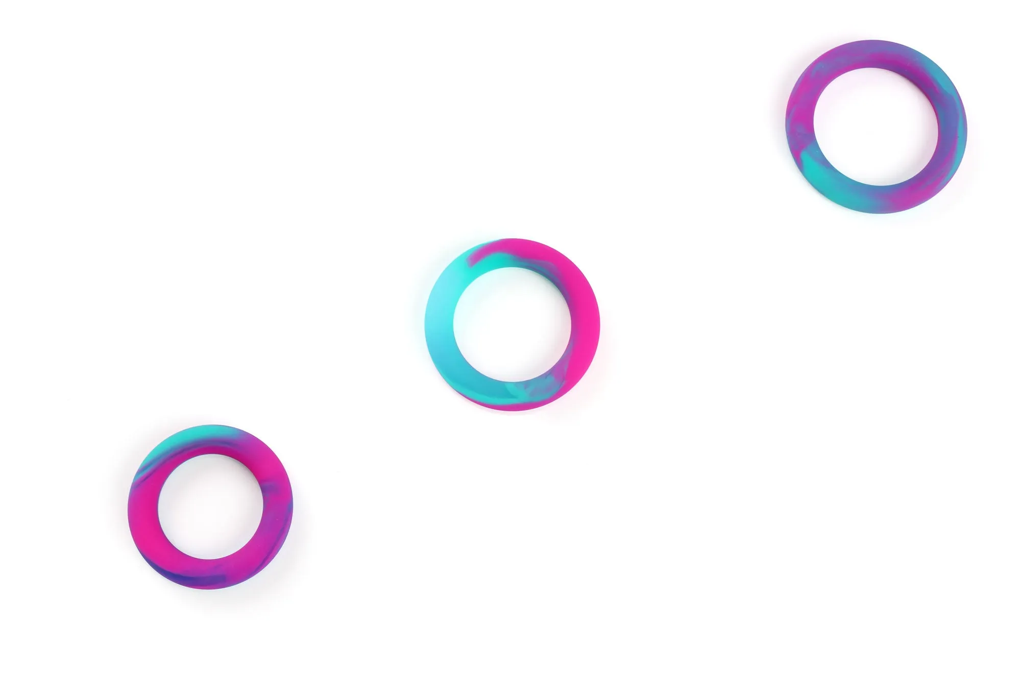 Silicone Cock Rings - Multicolor