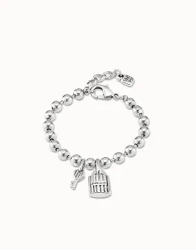 Silver Key Bracelet