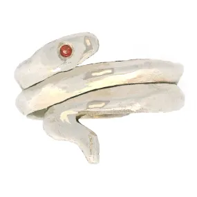 Snake with Ruby Ring (size 7 1/2)