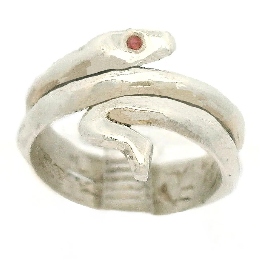 Snake with Ruby Ring (size 7 1/2)