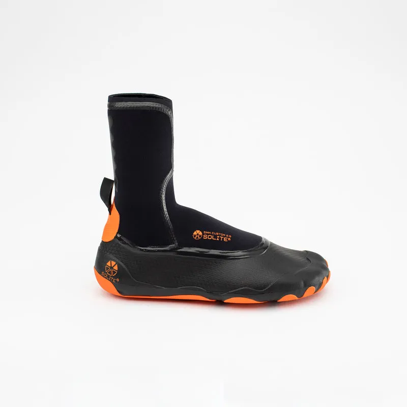 Solite Custom 2.0 5mm Booties-Black/Orange