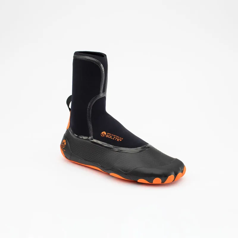 Solite Custom 2.0 5mm Booties-Black/Orange