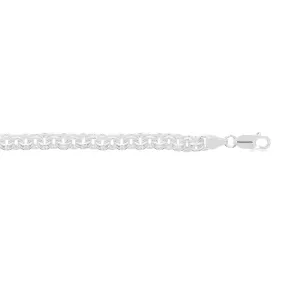 Sterling Silver 19cm Belcher Bracelet