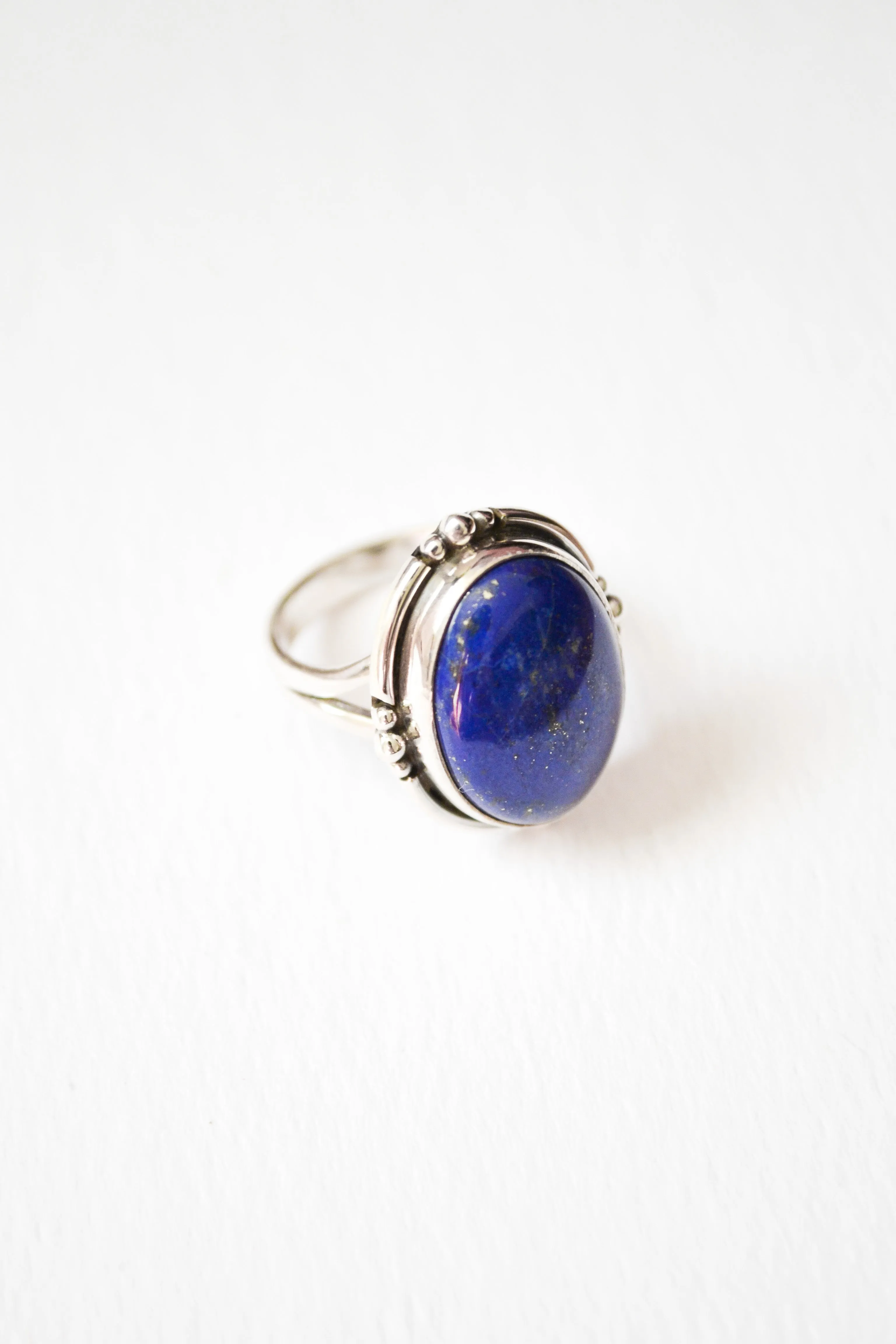 Sterling Silver Lapis Lazuli Ring