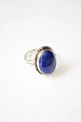 Sterling Silver Lapis Lazuli Ring