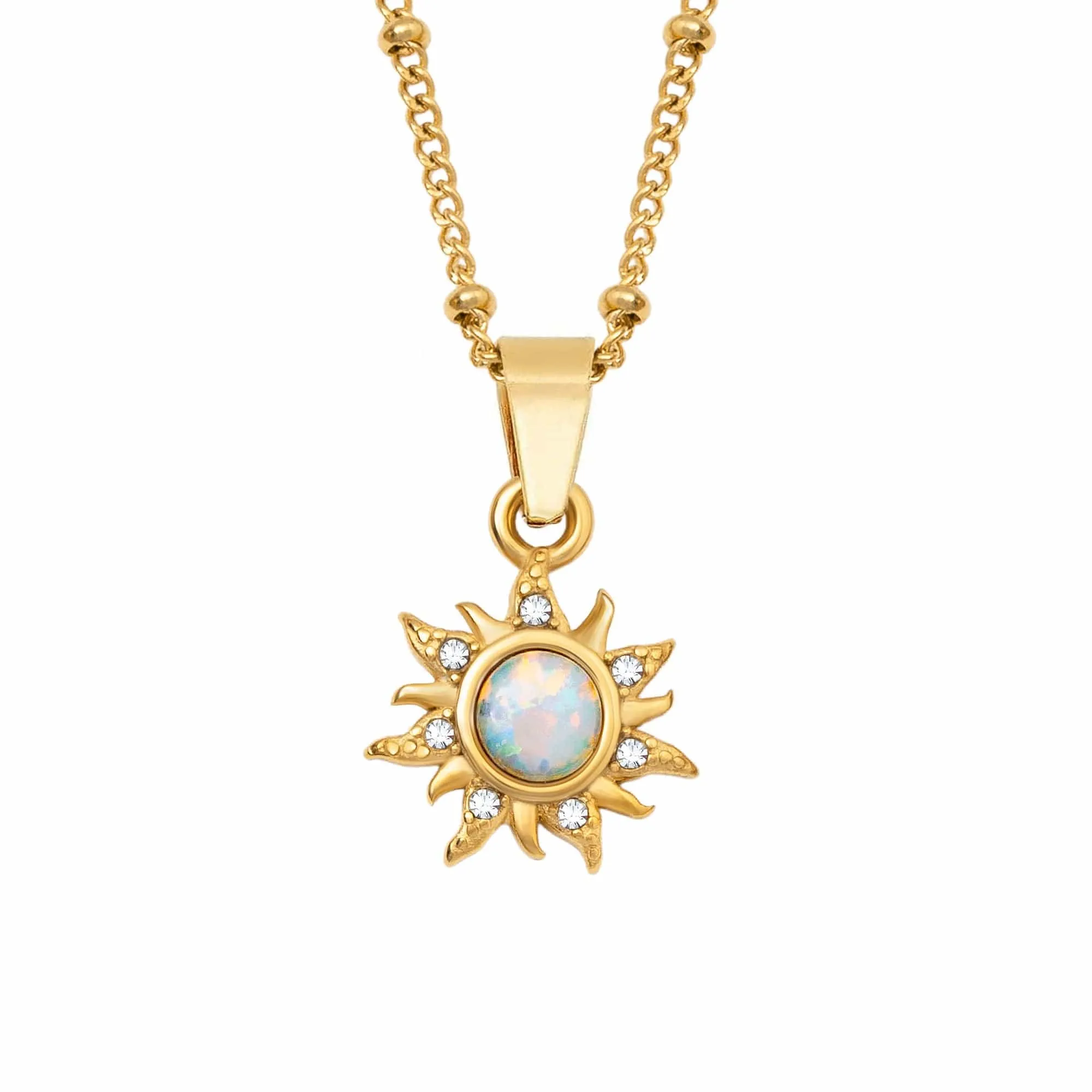 Sunbeam Opal Necklace