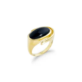 Tegan Gemstone Ring, Gold Vermeil