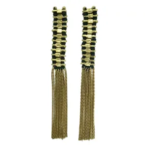 Temple Tassel Earrings: Boho Luxe Meets Timeless Tradition