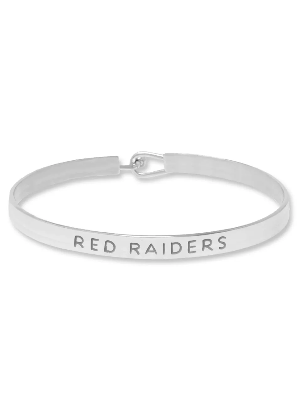 Texas Tech "Silver" Thin Bangle