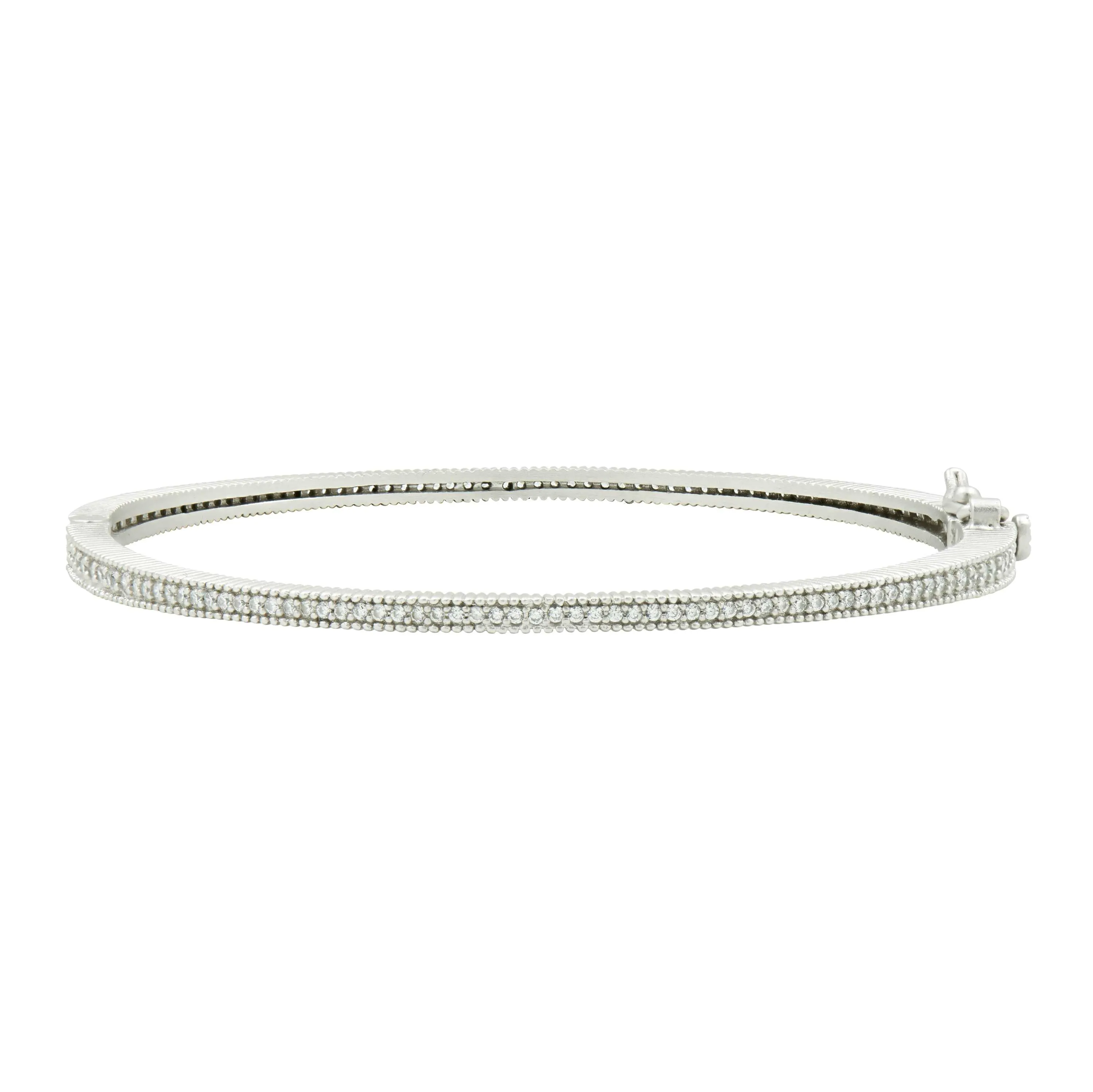 The Classic Pavé Hinge Bangle