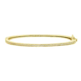 The Classic Pavé Hinge Bangle