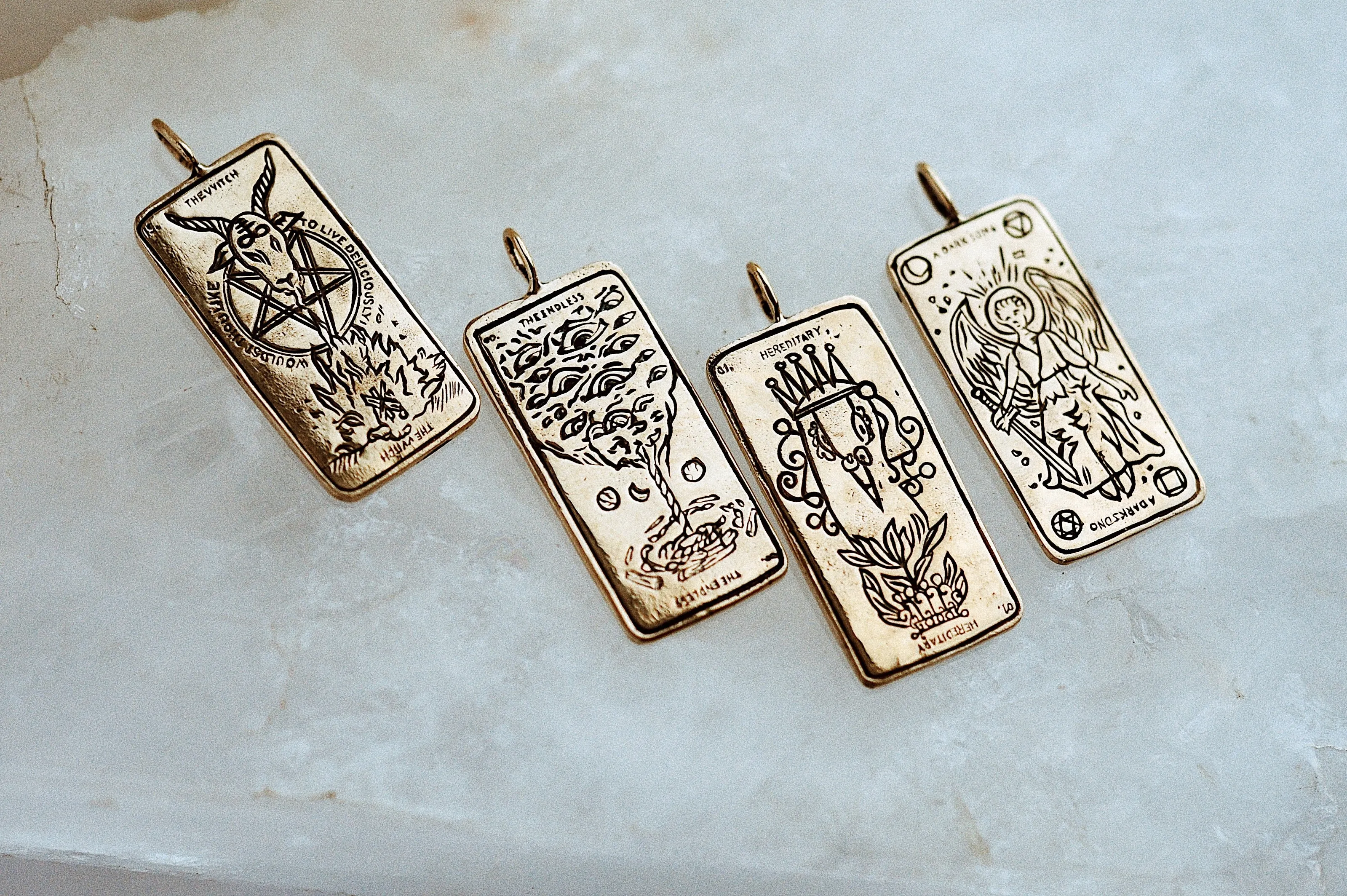 The Witch Tarot Card Necklace