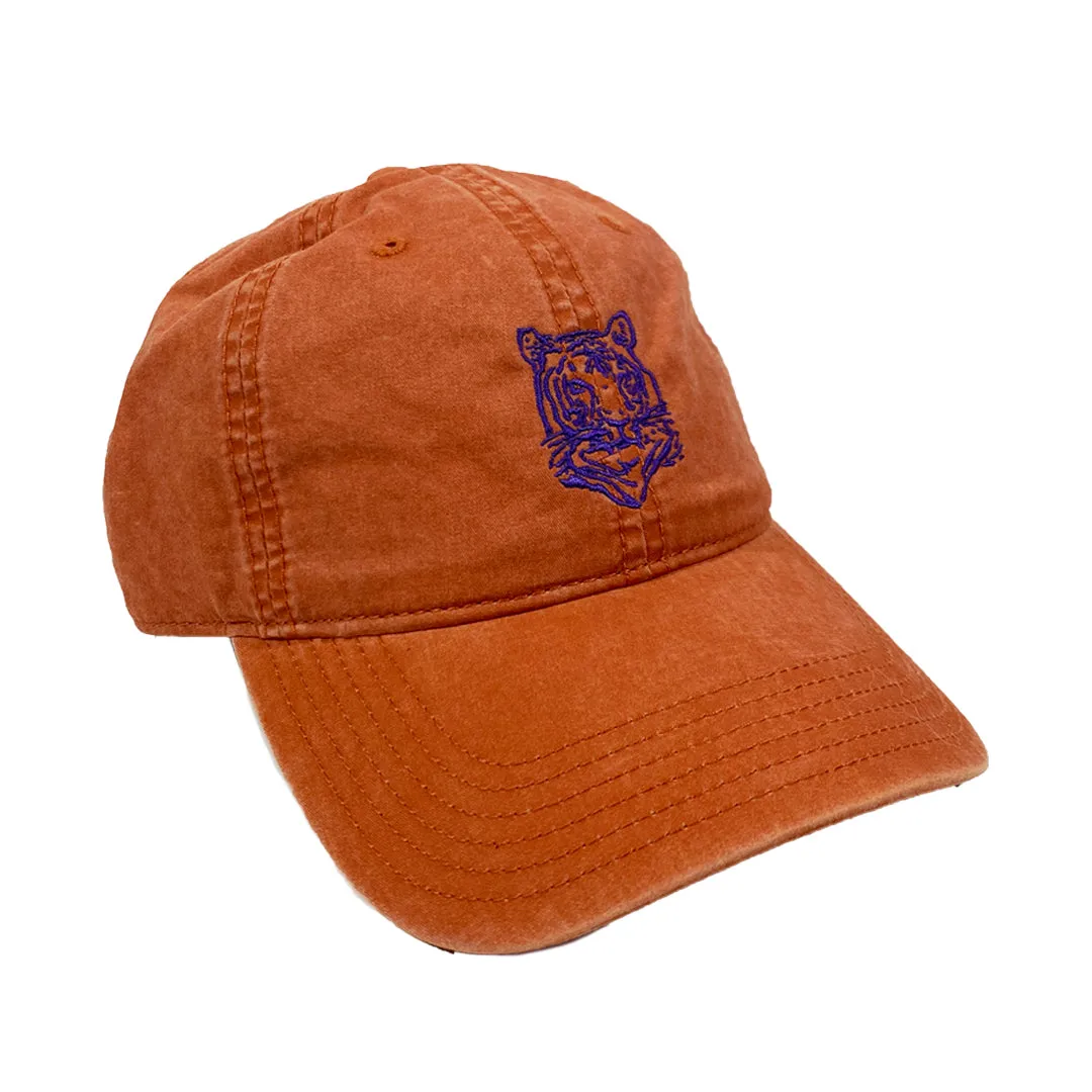 Tiger Profile Twill Hat- (Multiple Colors)