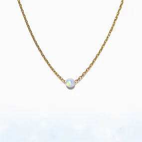 Tiny Opal Necklace