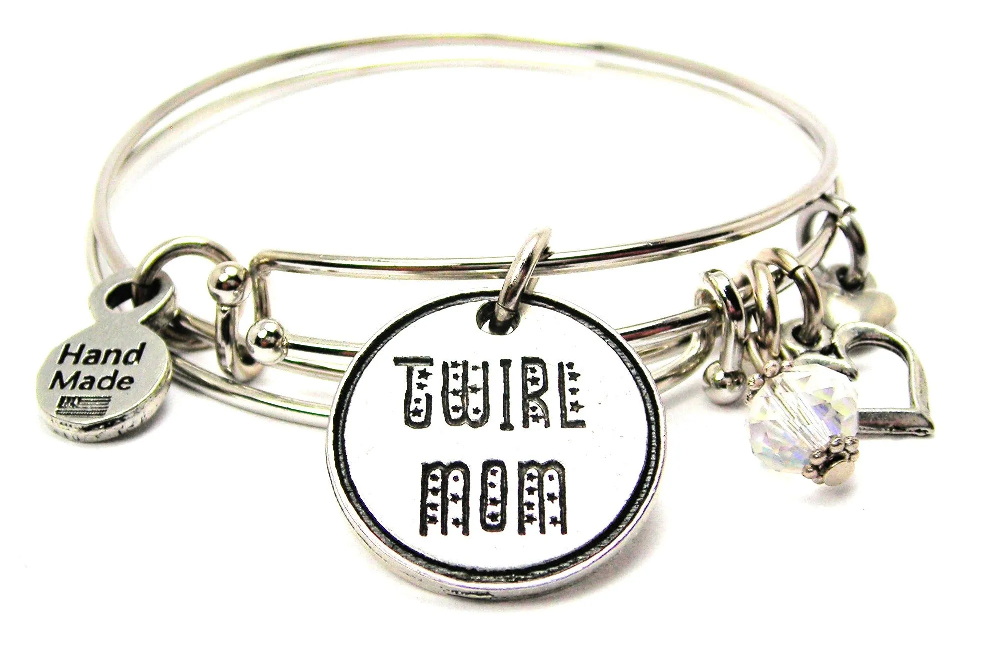 Twirl Mom Expandable Bangle Bracelet