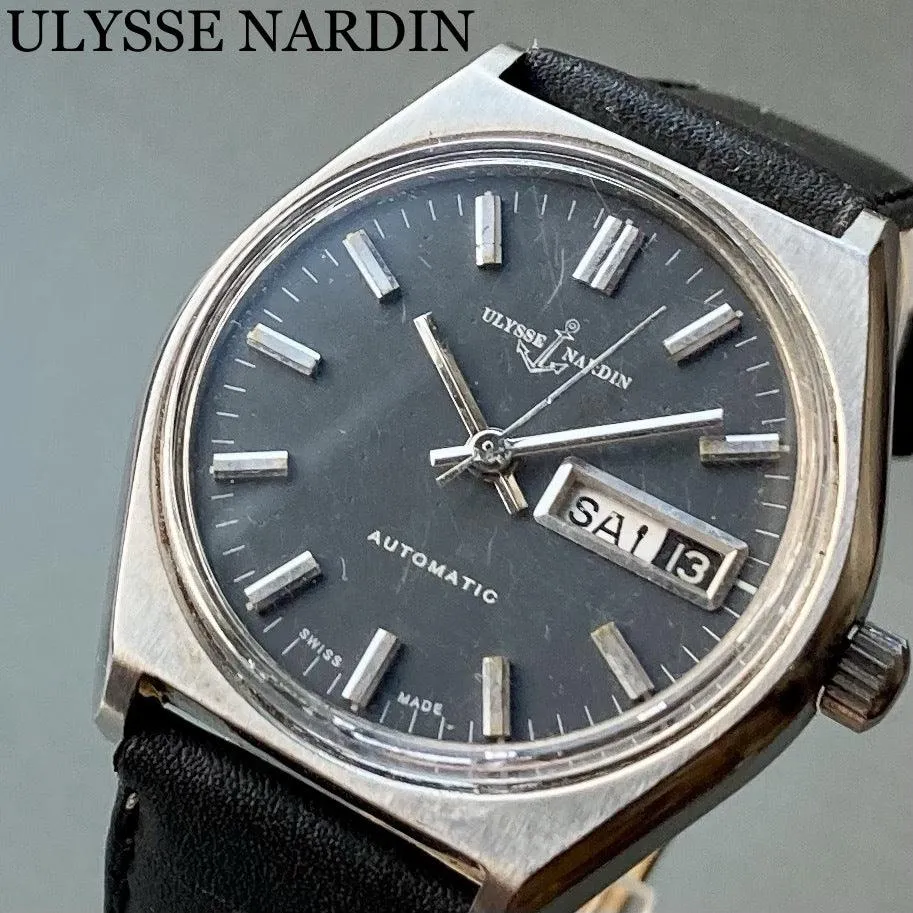 Ulysse Nardin Antique Watch 1960s Self-Winding Men's Vintage Watch Men