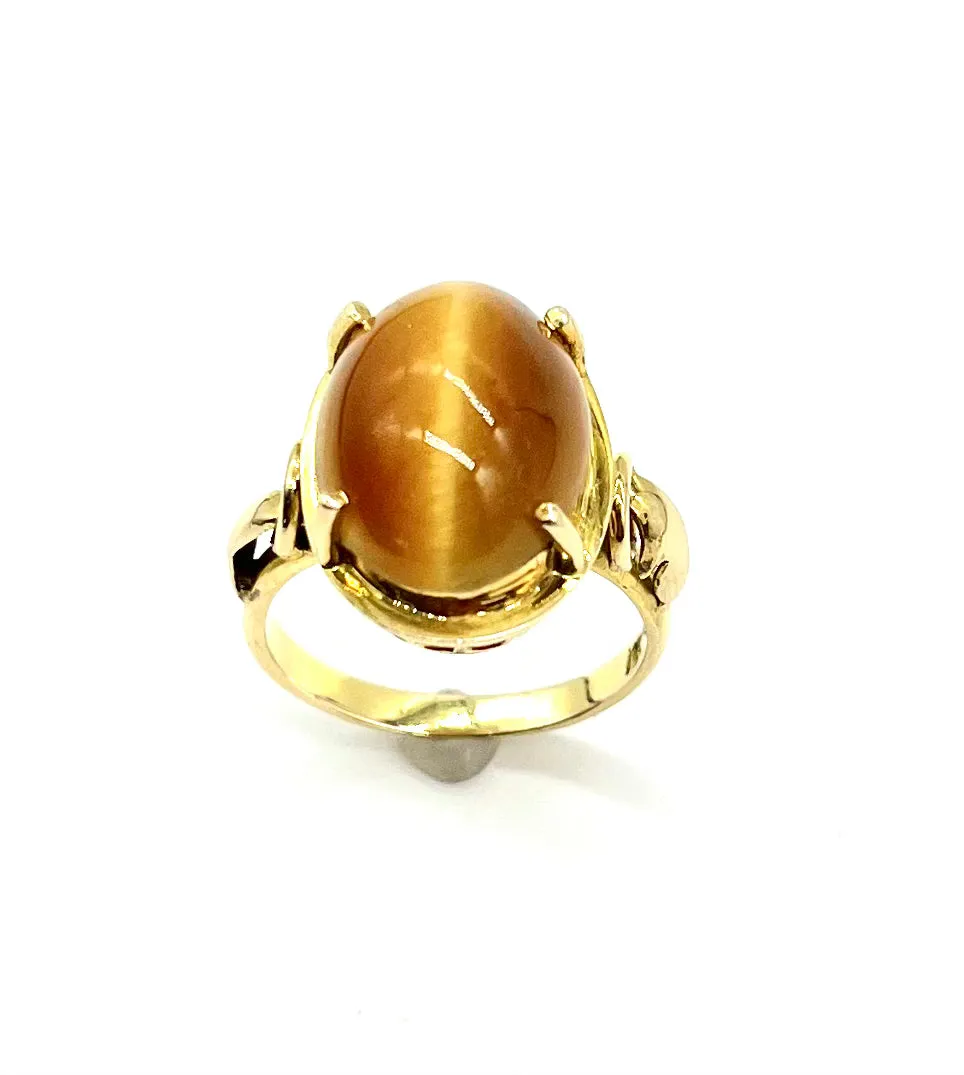 Vintage Tiger’s Eye Ladies Ring