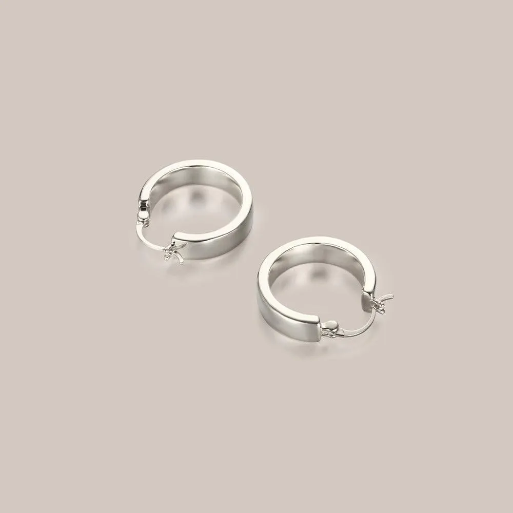 Women's Metal Geometric Circular Earrings