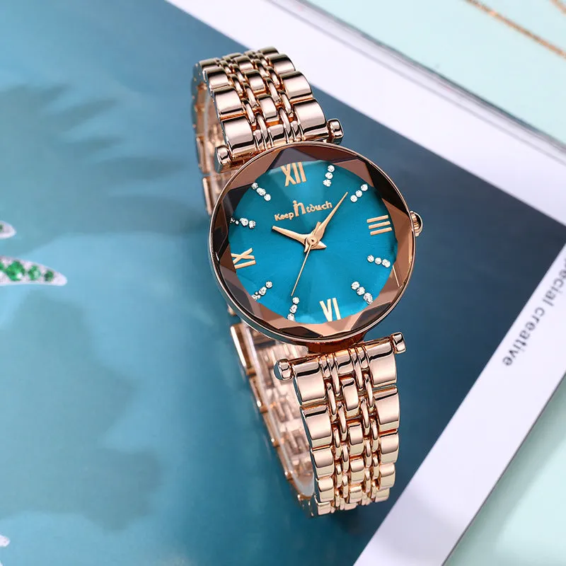 Women's Waterproof Quartz Watch Women's Fashion High-End Japan Watch Movement Women's