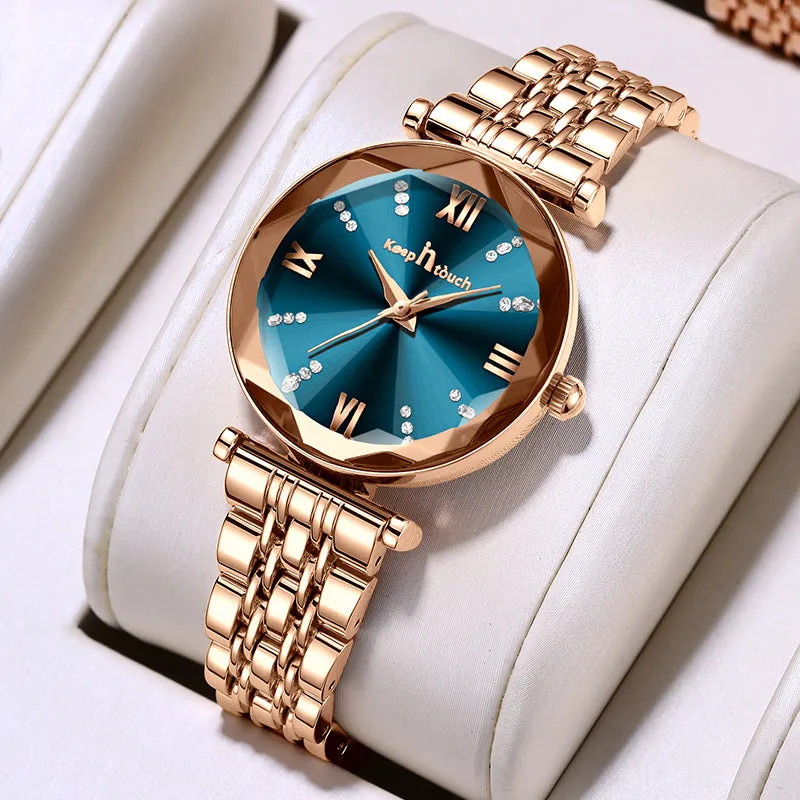 Women's Waterproof Quartz Watch Women's Fashion High-End Japan Watch Movement Women's