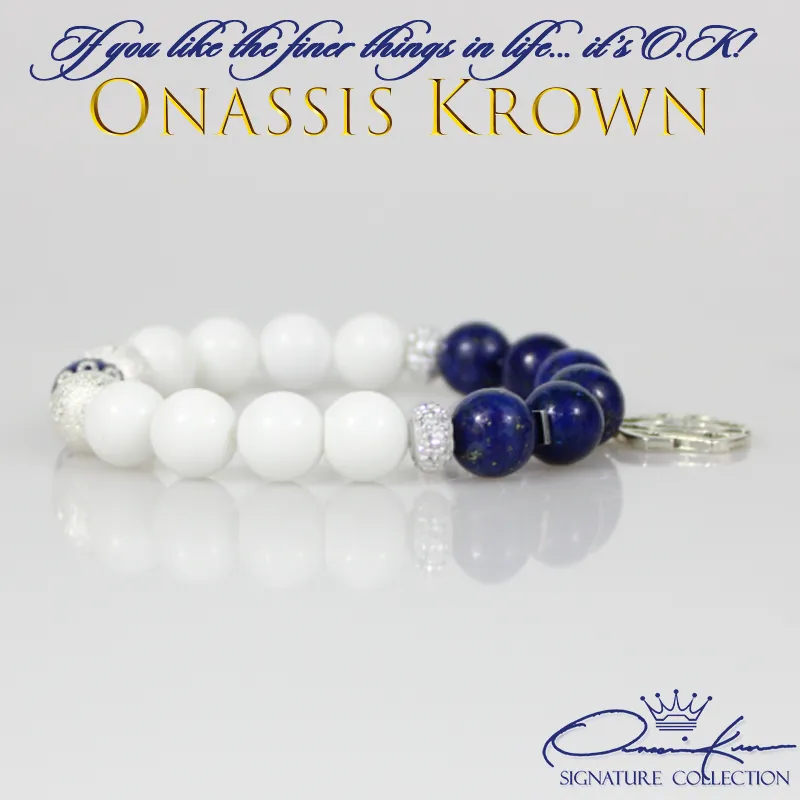 Zetas Greek Letter Bead Bracelet