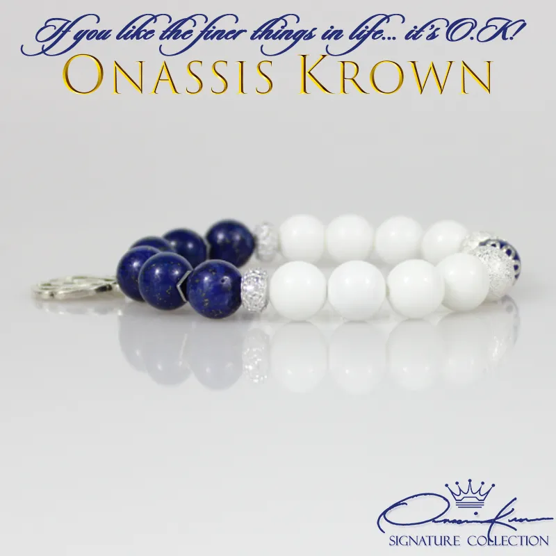 Zetas Greek Letter Bead Bracelet